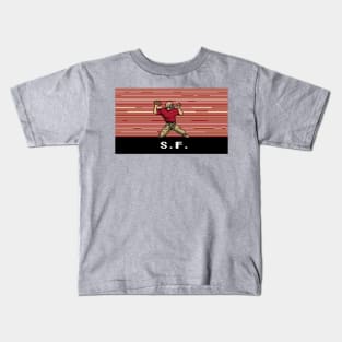 8-Bit Quarterback - San Francisco Kids T-Shirt